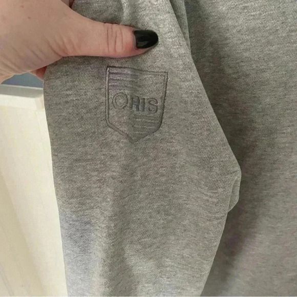 ULTRA RARE ORIS Watch Brand Sweater Large Mens, Fits Smaller ORIS BEAR Logo - Picture 6 of 7